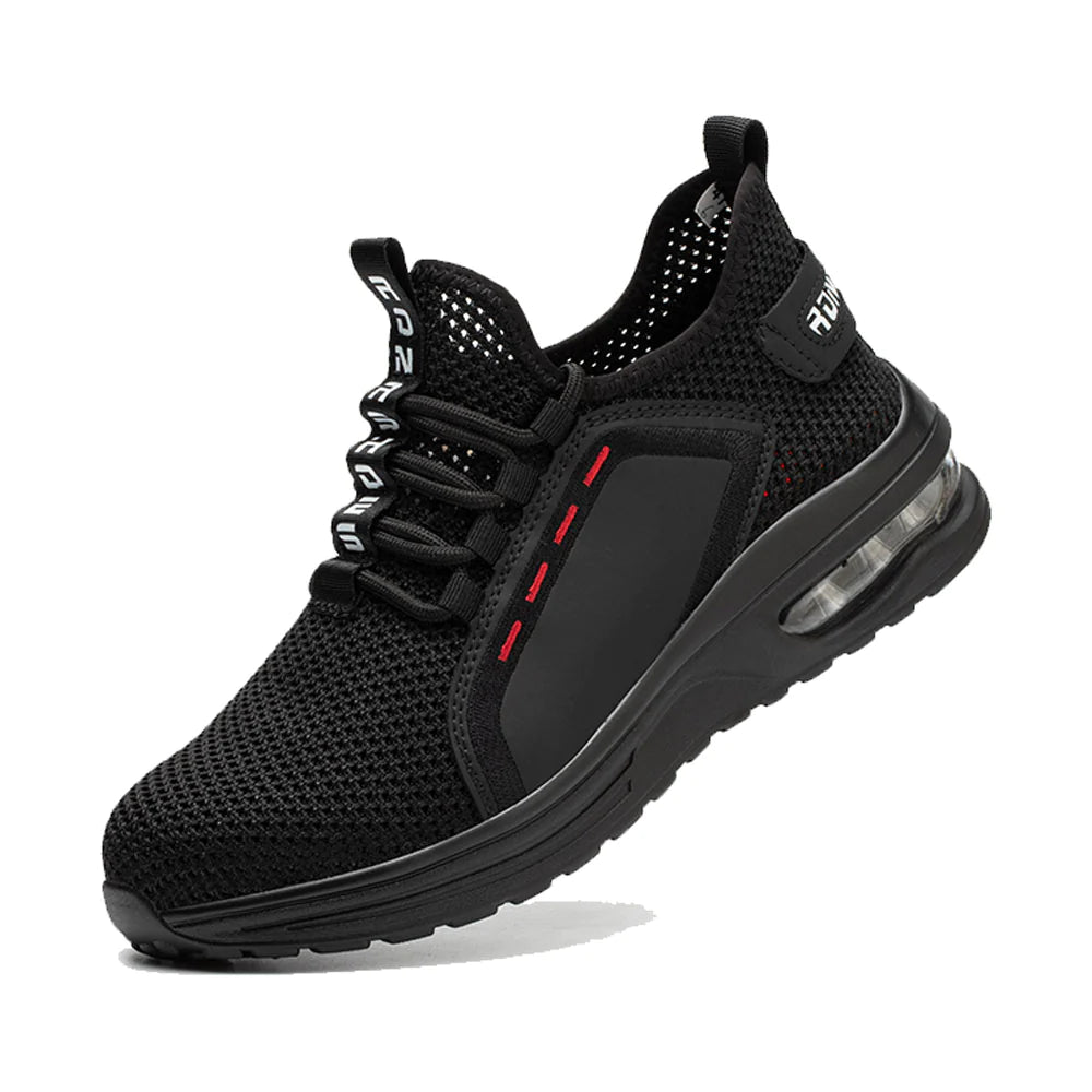 Men Work Safety Shoes Anti-slippery, Breathable Steel Toe Boots