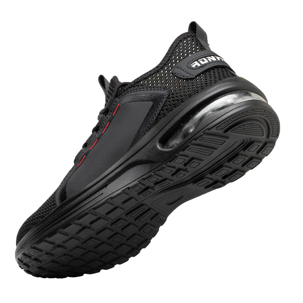 Men Work Safety Shoes Anti-slippery, Breathable Steel Toe Boots