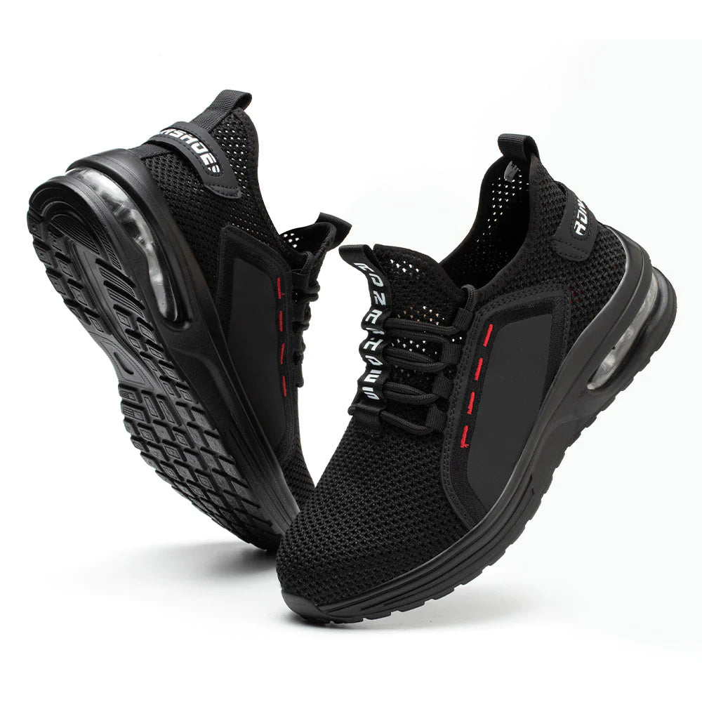 Men Work Safety Shoes Anti-slippery, Breathable Steel Toe Boots