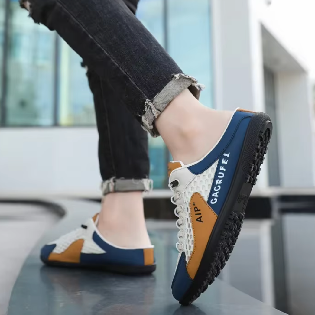 Breathable Mesh Slip-On Sneakers