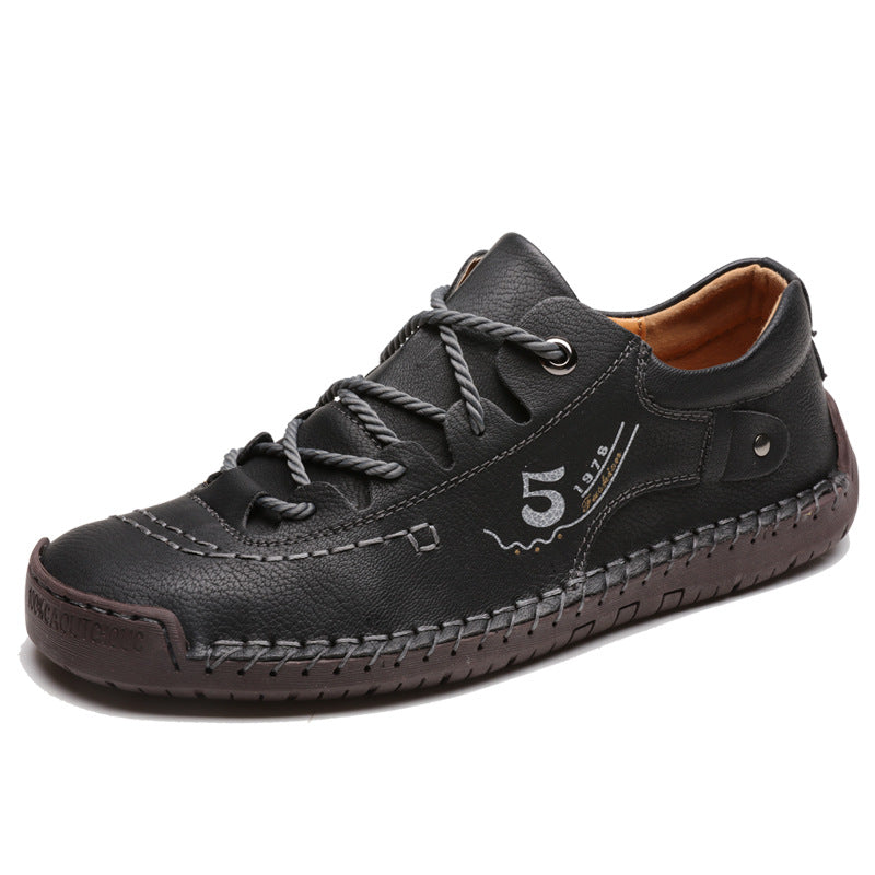 2025 Handmade Leather Sneakers for Men β Supportive & Stylish