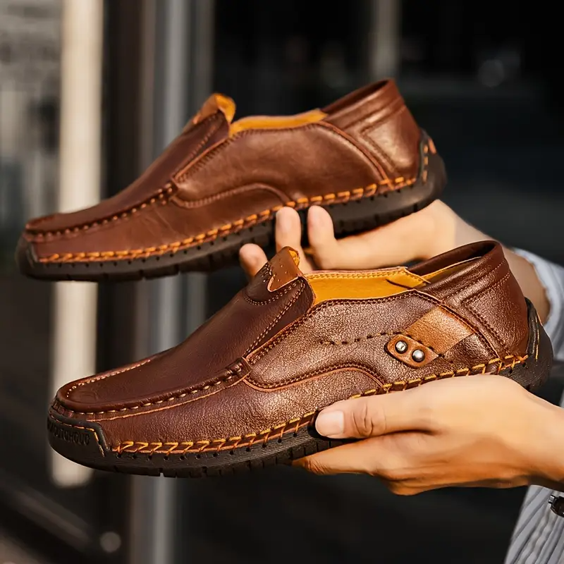 RelaxStep™ Orthopedic Leather Loafers – All-Day Comfort for Men Who Move