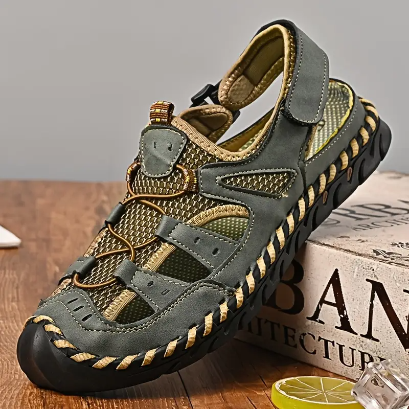 Orthopedic Men's Sports Sandals Closed Toe Water Shoes