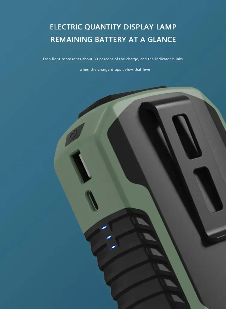 Early Summer Sale 49% Offđ„ 2025 Smart AI Long-lasting Battery Powerful Portable Waist Clip Fan, Wearable Hanging Neck Fan