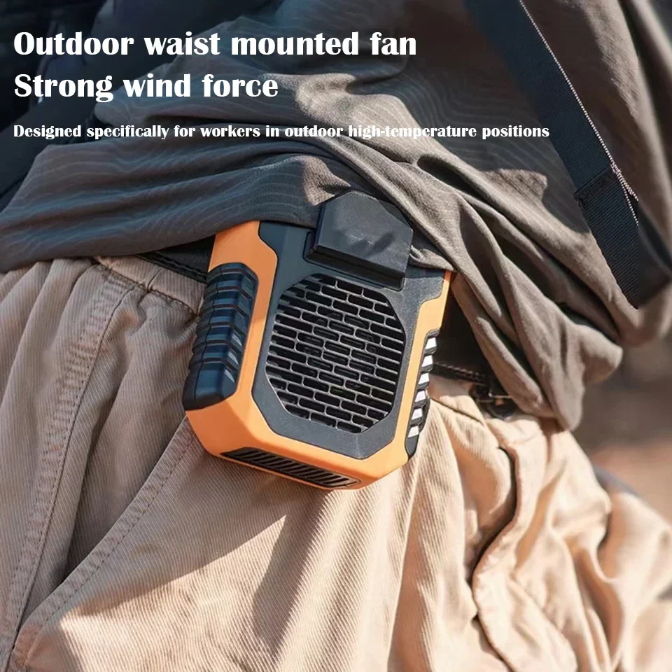 Early Summer Sale 49% Offđ„ 2025 Smart AI Long-lasting Battery Powerful Portable Waist Clip Fan, Wearable Hanging Neck Fan