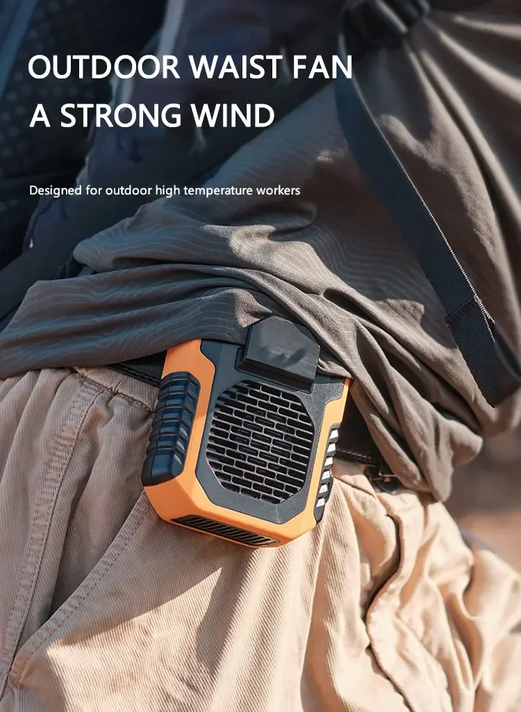 Early Summer Sale 49% Offđ„ 2025 Smart AI Long-lasting Battery Powerful Portable Waist Clip Fan, Wearable Hanging Neck Fan