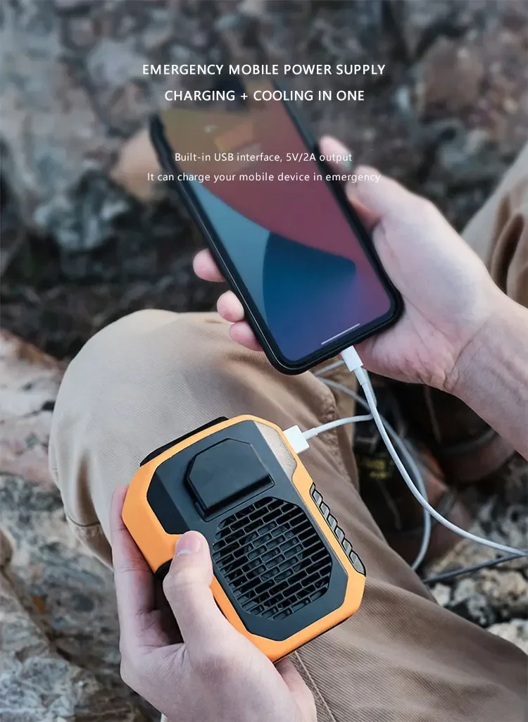 Early Summer Sale 49% Offđ„ 2025 Smart AI Long-lasting Battery Powerful Portable Waist Clip Fan, Wearable Hanging Neck Fan