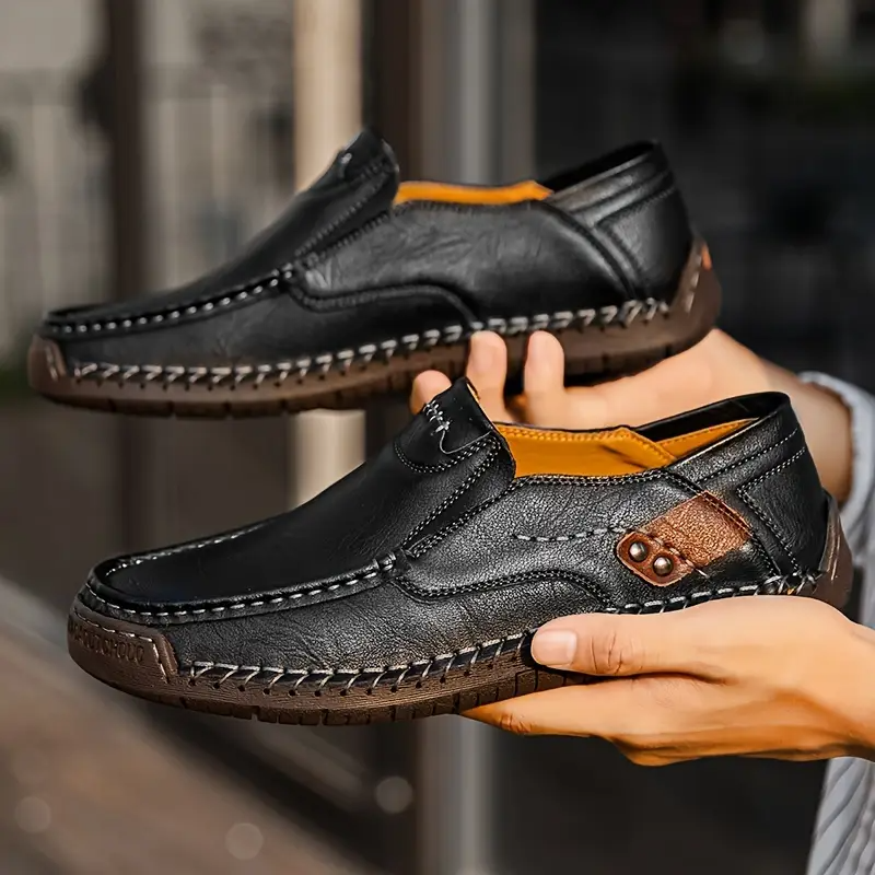 RelaxStep™ Orthopedic Leather Loafers – All-Day Comfort for Men Who Move