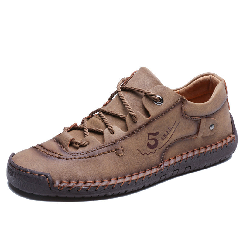 2025 Handmade Leather Sneakers for Men β Supportive & Stylish