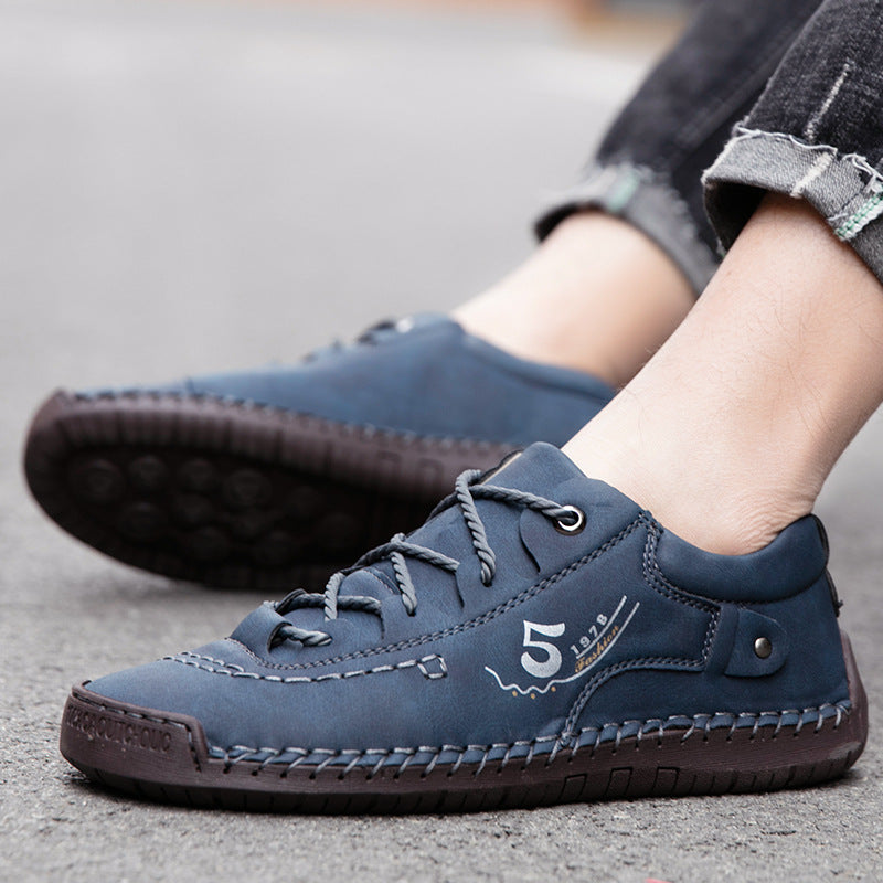 2025 Handmade Leather Sneakers for Men β Supportive & Stylish