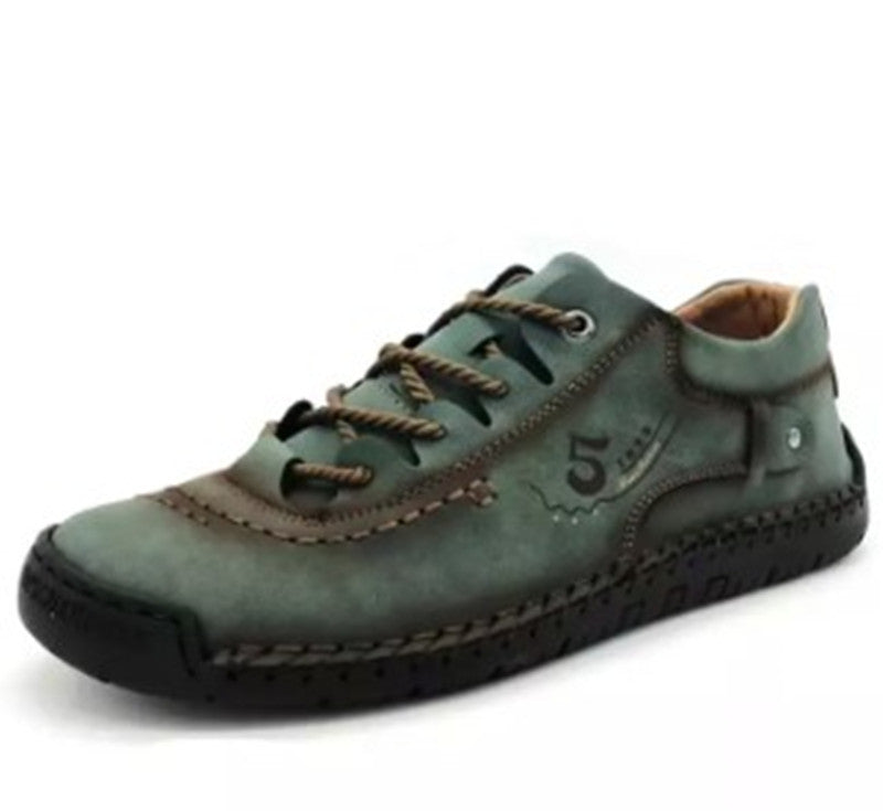 2025 Handmade Leather Sneakers for Men β Supportive & Stylish