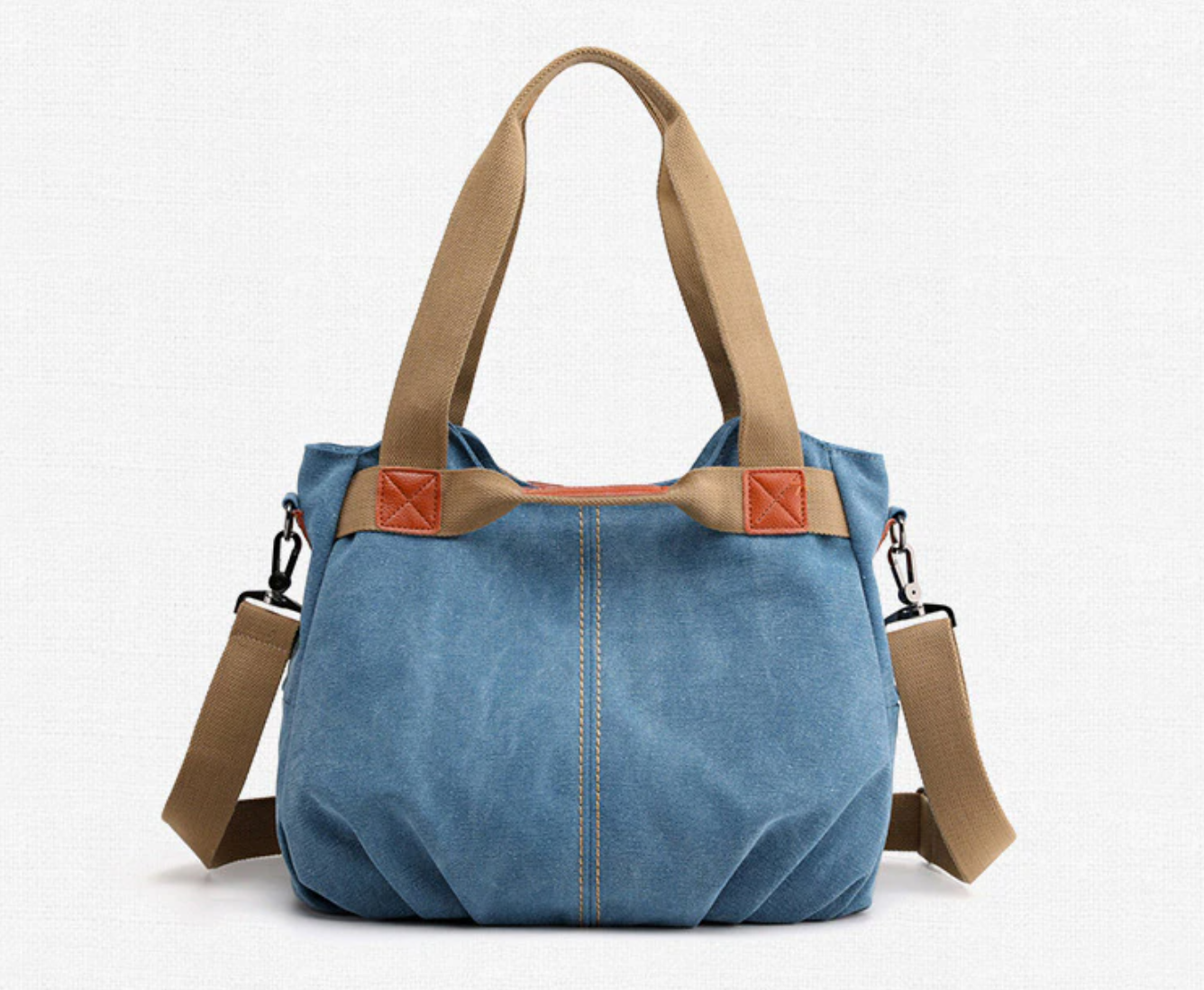 KARREN™ Women's Casual Vintage Hobo Canvas Daily Purse Top Handle Shoulder Tote Shopper Handbag