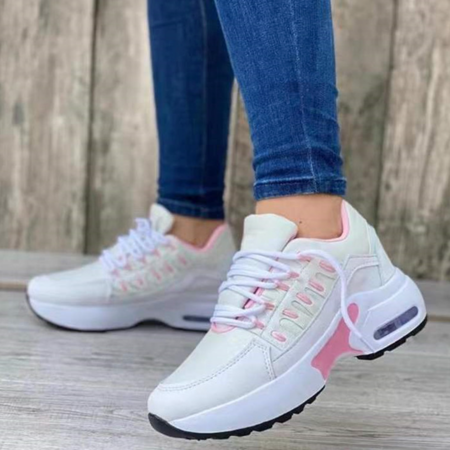 🔥Last day 50% Off🔥Women's Lace up Orthopedic Walking Shoes, Platform Walking Sneakers