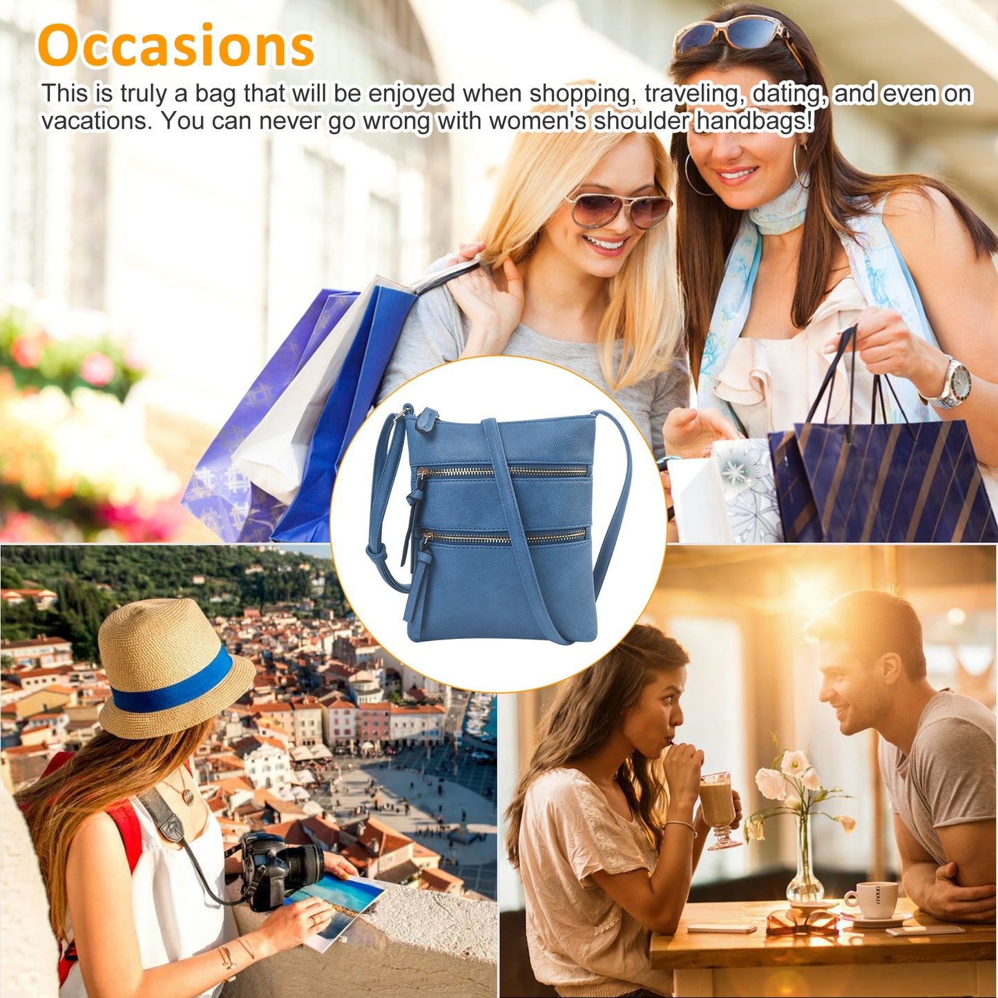 Premium Soft Leather Crossbody Bag