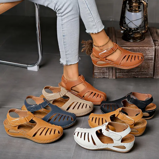 Women's Leather Orthopedic Summer Sandals