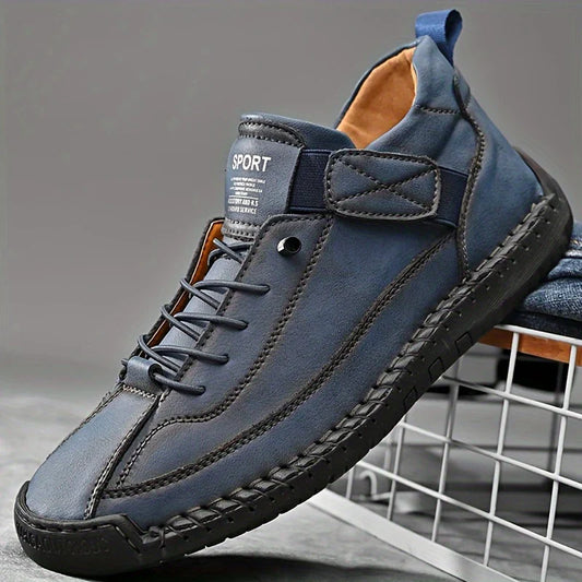 EaseStep™ Leather Sneakers – Soft Comfort & Orthopedic Support