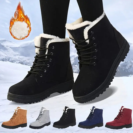 CozyFleece™ Women’s Winter Boots – Warm, Supportive & Water-Resistant Comfort