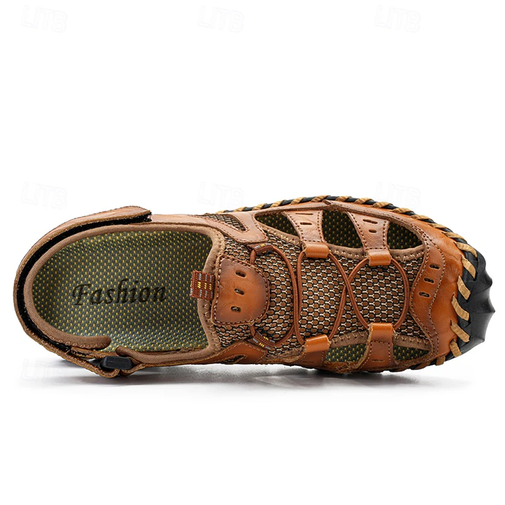 TrekStep™ Closed-Toe Outdoor Sandals – Breathable Support for All-Day Walking