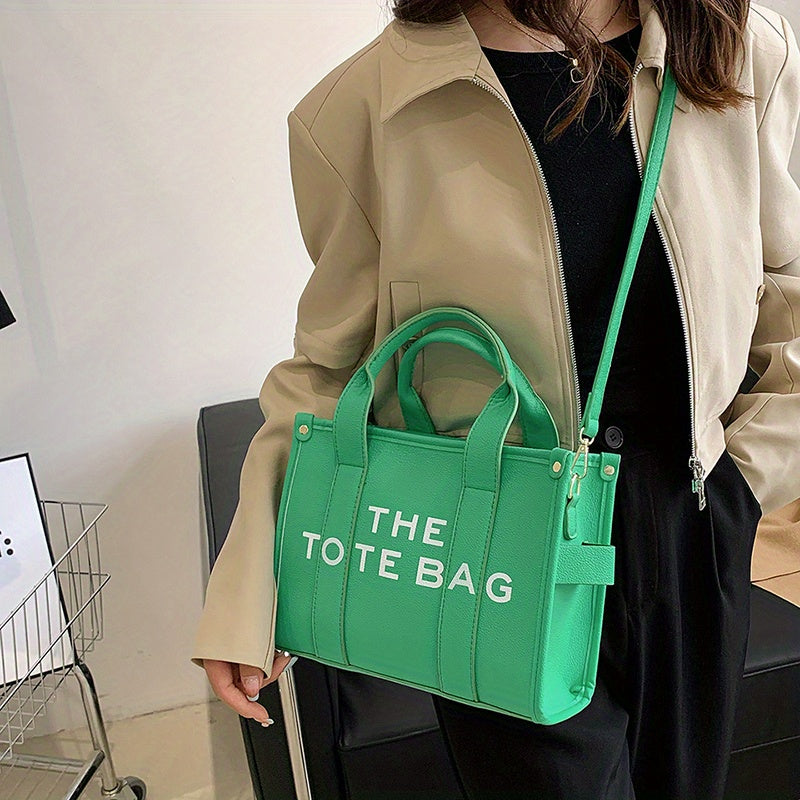 🔥 [2023 The Tote Bag] Women Trendy PU Leather Handbag, Top Casual Crossbody Bag