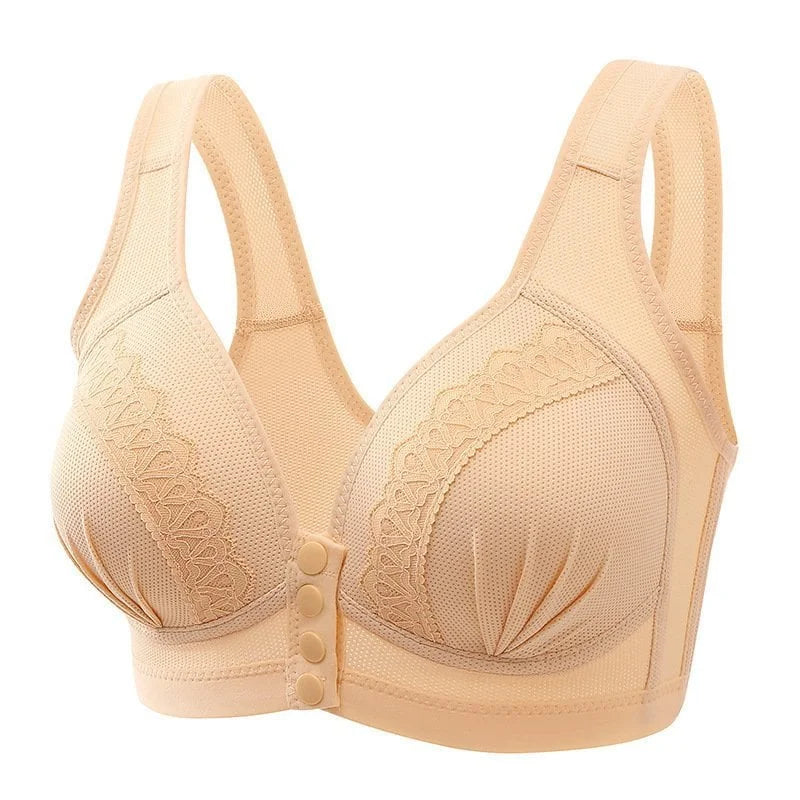 Buy 1 Get 2 Free - 2024 breathable cotton bra with front button