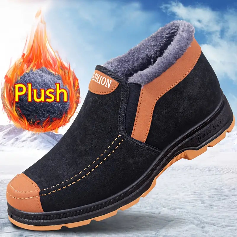 CozyFleece™ Men’s Comfort-Fit Slip-On Winter Boots