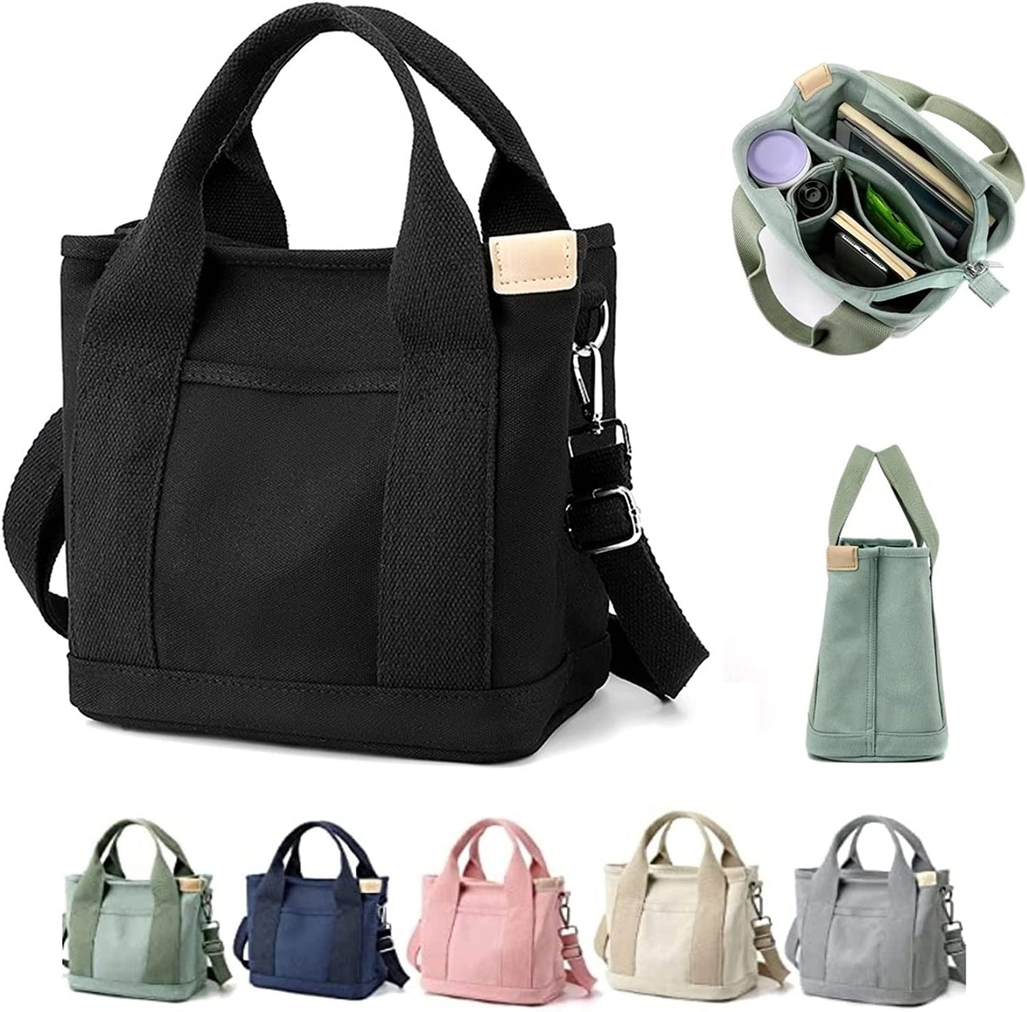 ♥️Women Simple Casual Canvas Tote Bag, Versatile Handbag For Travel and Work [2023 New Arrivals]