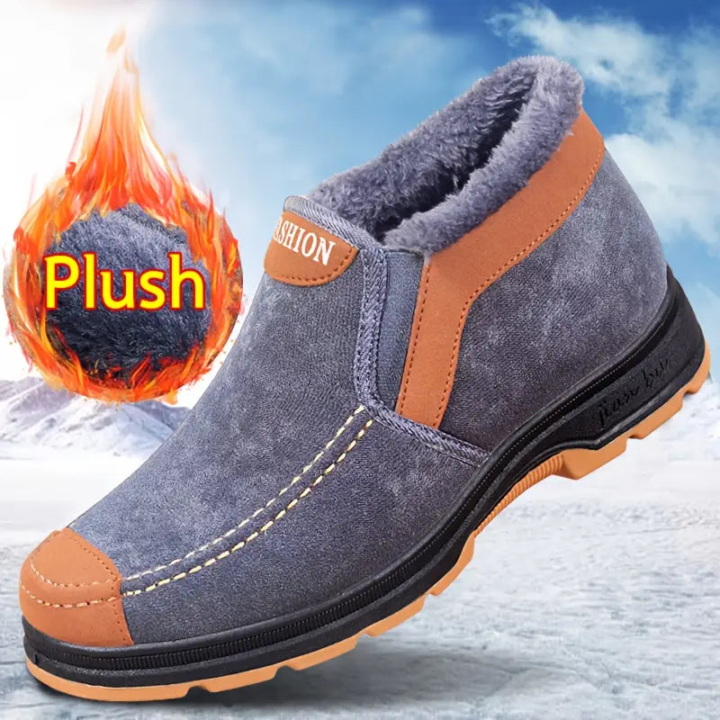CozyFleece™ Men’s Comfort-Fit Slip-On Winter Boots