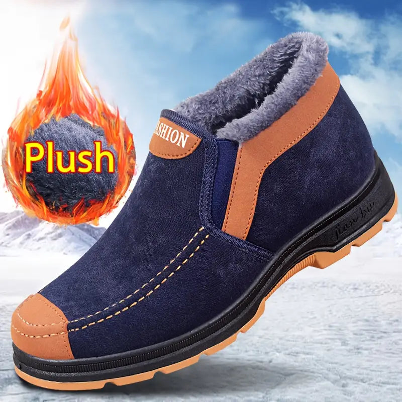 CozyFleece™ Men’s Comfort-Fit Slip-On Winter Boots