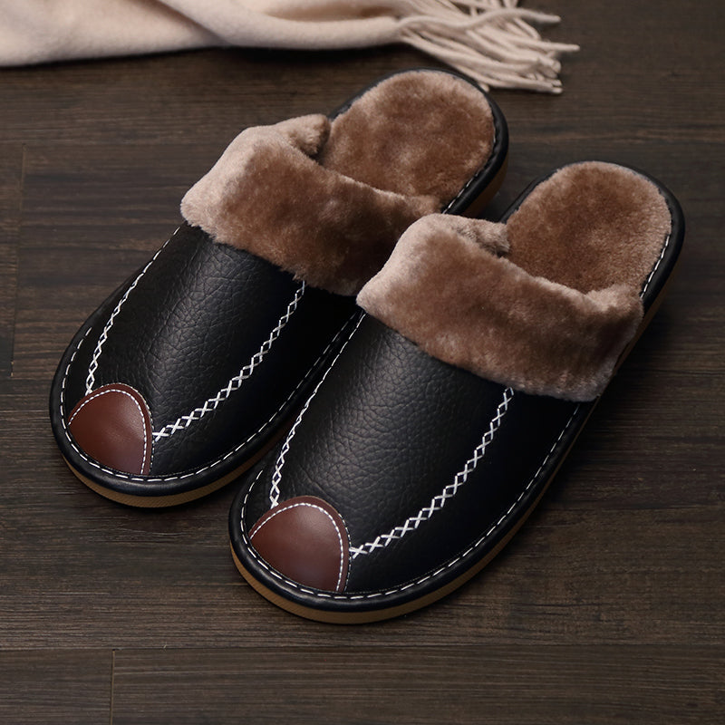 🔥 Men's Warm Arch Support Slippers – Non-Slip Comfort for Tired Feet
