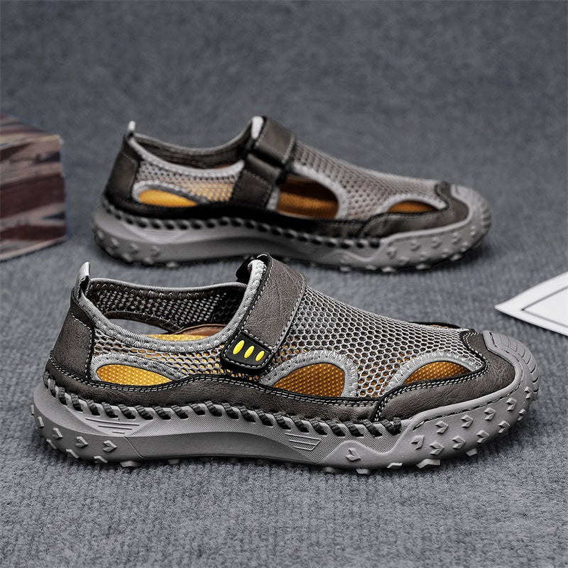 RelaxStep™ Men’s Orthopedic Slip-On Sandals – Breathable Comfort for Daily Walking