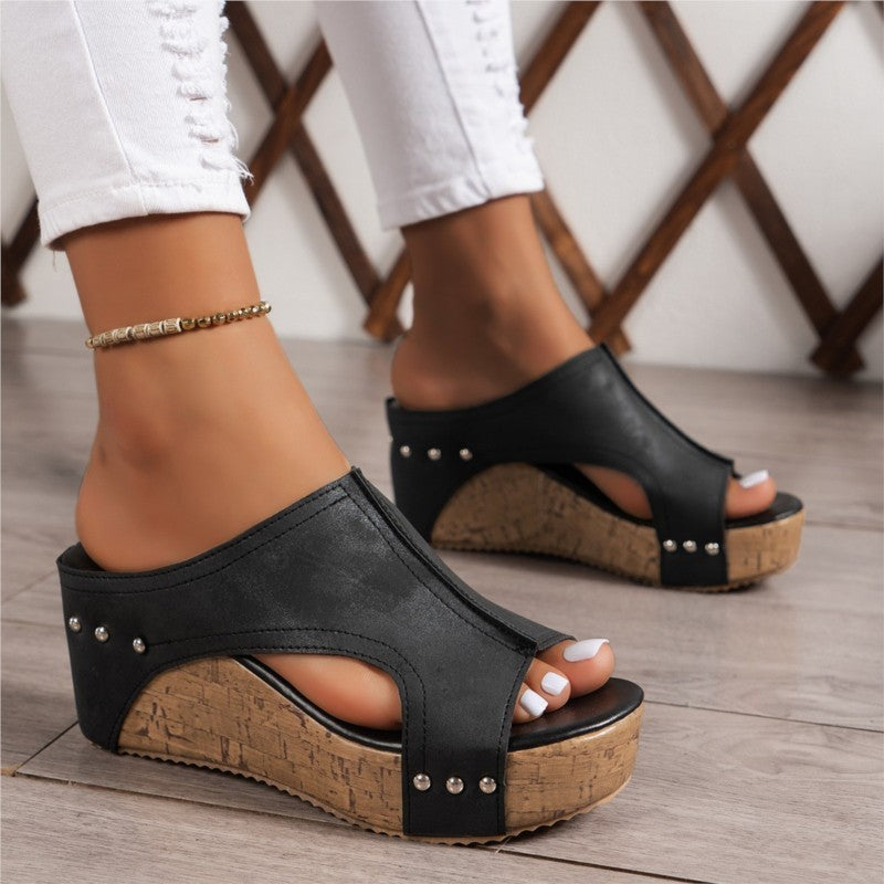 VintageEase™ Women's Comfort Wedge Sandals