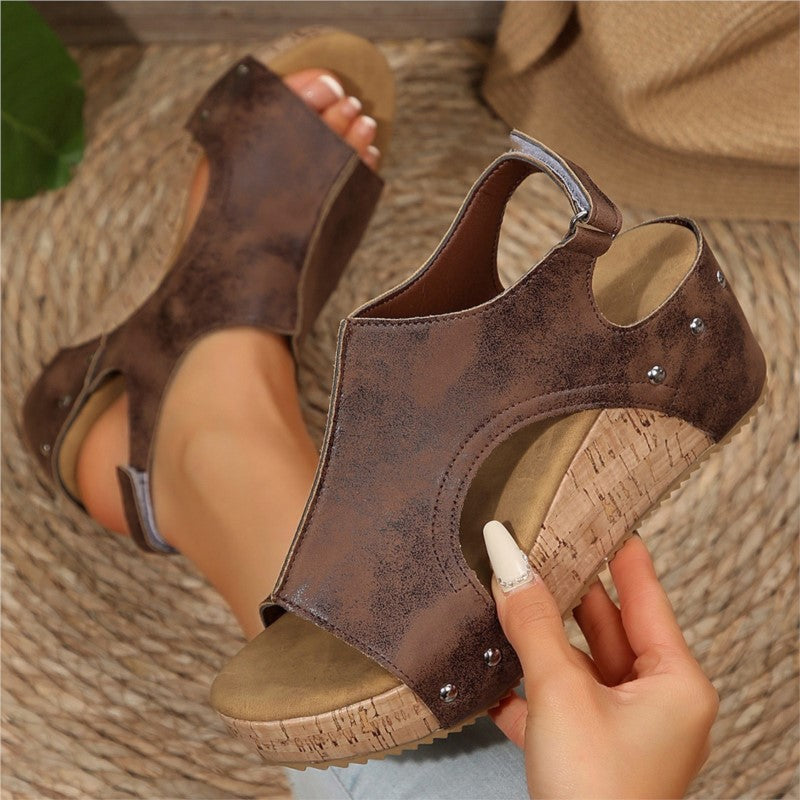 VintageEase™ Women's Comfort Wedge Sandals