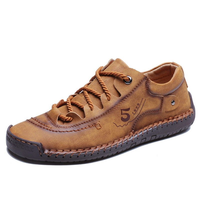 2025 Handmade Leather Sneakers for Men – Supportive & Stylish