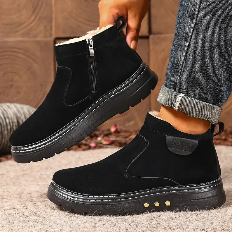 ArcticWalk™ Men’s Orthopedic Winter Boots – Cozy Lining & Non-Slip Sole