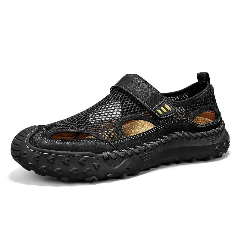 RelaxStep™ Men’s Orthopedic Slip-On Sandals – Breathable Comfort for Daily Walking