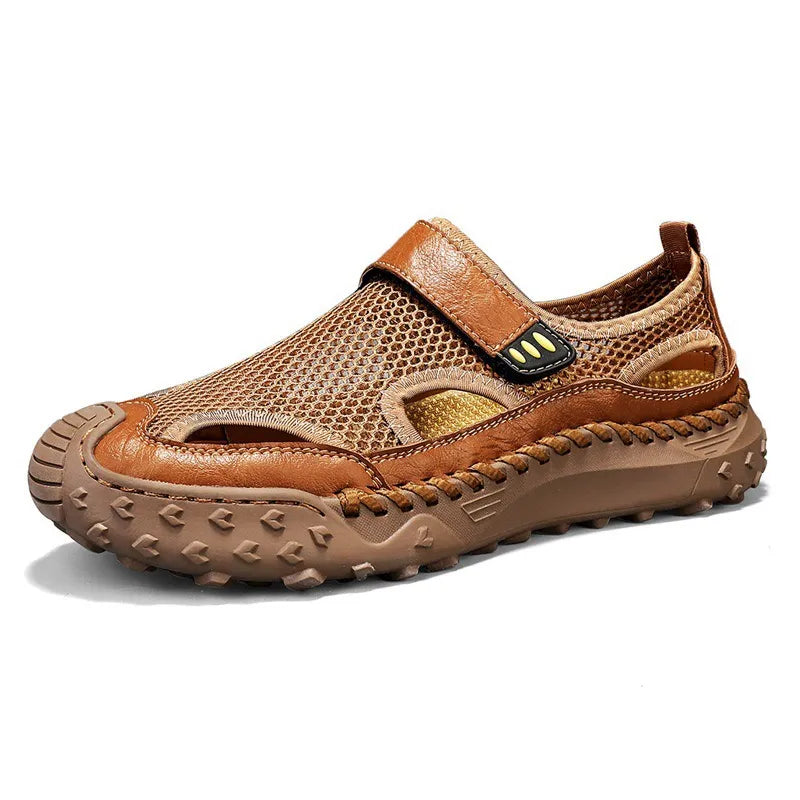 RelaxStep™ Men’s Orthopedic Slip-On Sandals – Breathable Comfort for Daily Walking
