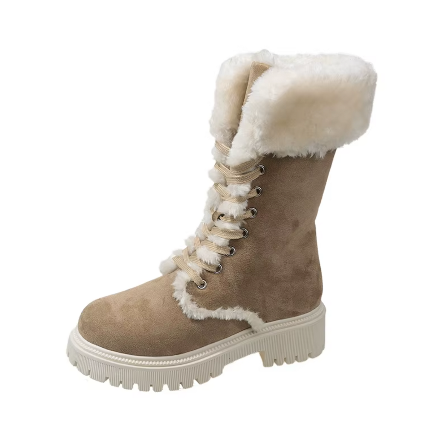 SafeStep™ Women’s Non-Slip Mid-Calf Cotton Boots – Warm, Supportive, Everyday Wear