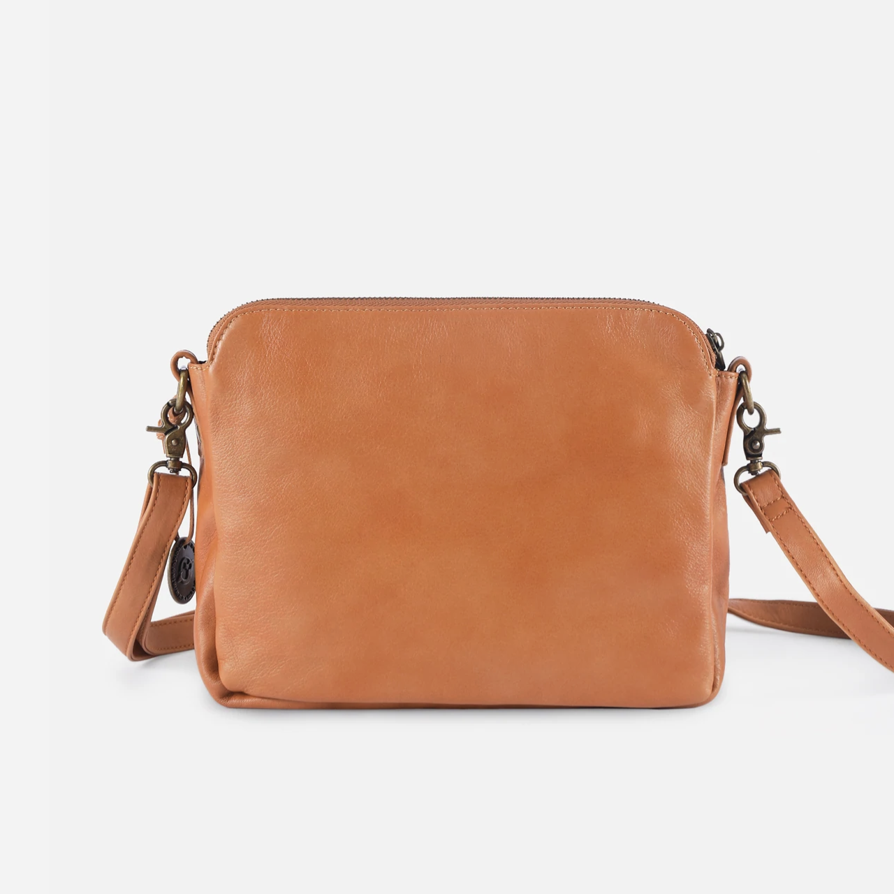 Three-Layer Leather Crossbody Shoulder & Clutch Bag