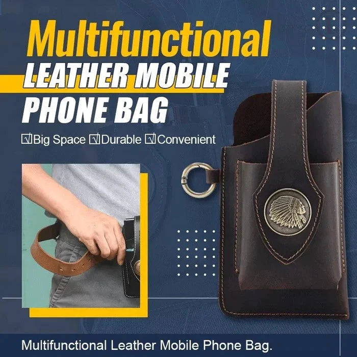 ⭐SALE 49% OFF⭐Multifunctional Leather Mobile Phone Bag