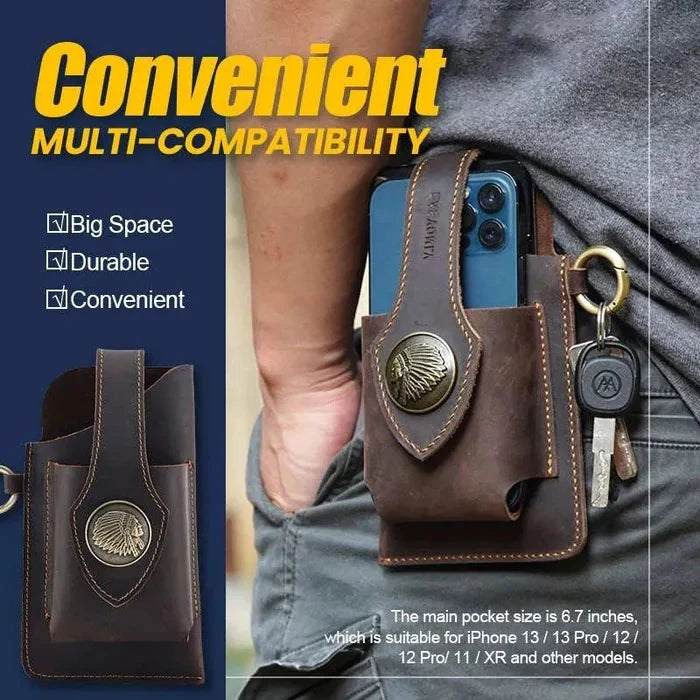 ⭐SALE 49% OFF⭐Multifunctional Leather Mobile Phone Bag