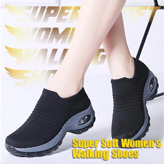 Super soft and lightweight Women's Walking Shoes with Arch Support