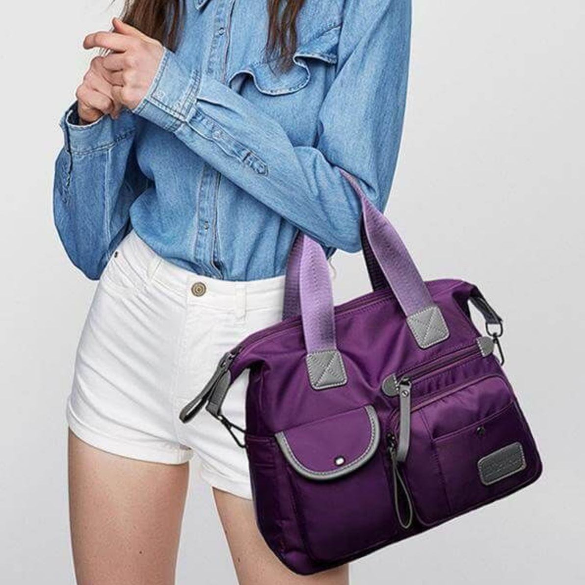 Nancy Multifunctional Handbags Solid Shoulder Bags