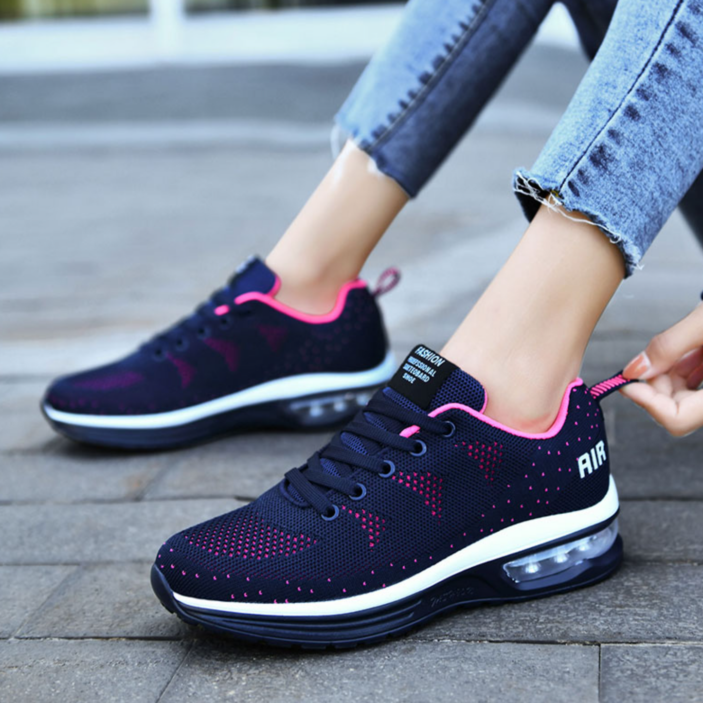2022 Women's Comfy Air Cushion Sneakers, Breathable Shoes Walking Running Shoes [Limited time offer: Buy 2 Save More 15%]
