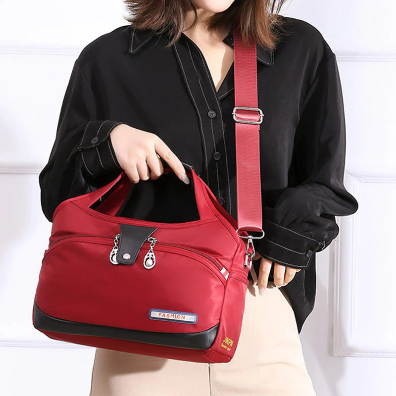 Women Large Capacity Waterproof Crossbody Shoulder Bag, Fashion Anti-theft Handbag