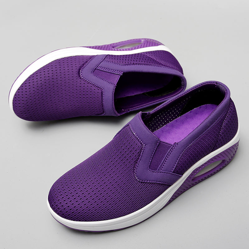 Premium Air Cushion Slip-On Orthopedic Diabetic Walking Shoes, Soft Comfortable Working Shoes