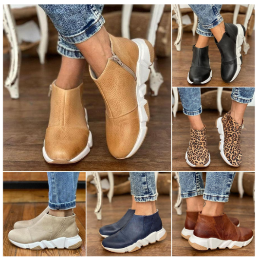 2022 New Women's Anti-slip Platform Ankle Boots